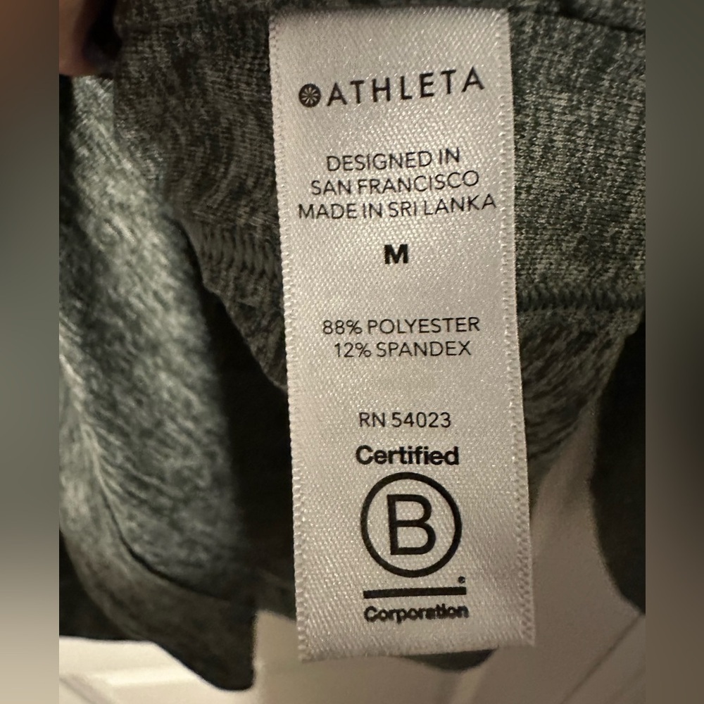 Athleta Uptempo Gray Long Sleeve Top - Picture 4 of 5